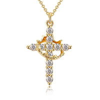Cross and Crown Neckless